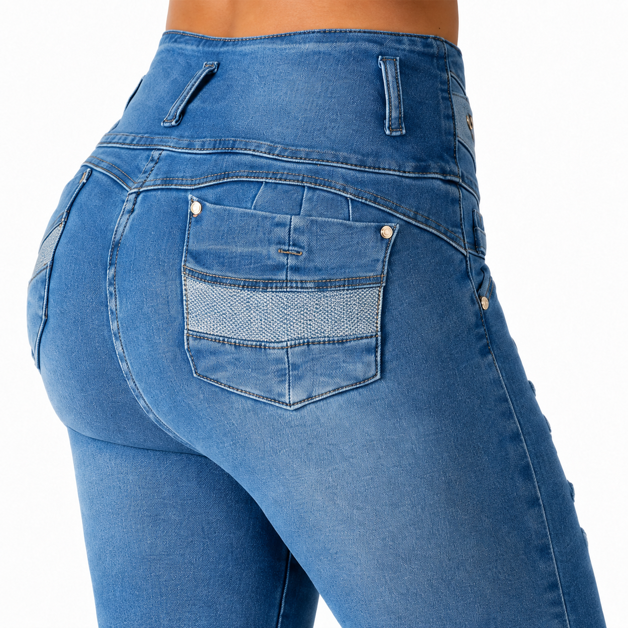 JEANS LEVANTACOLA AZUL PROFUNDO TK464