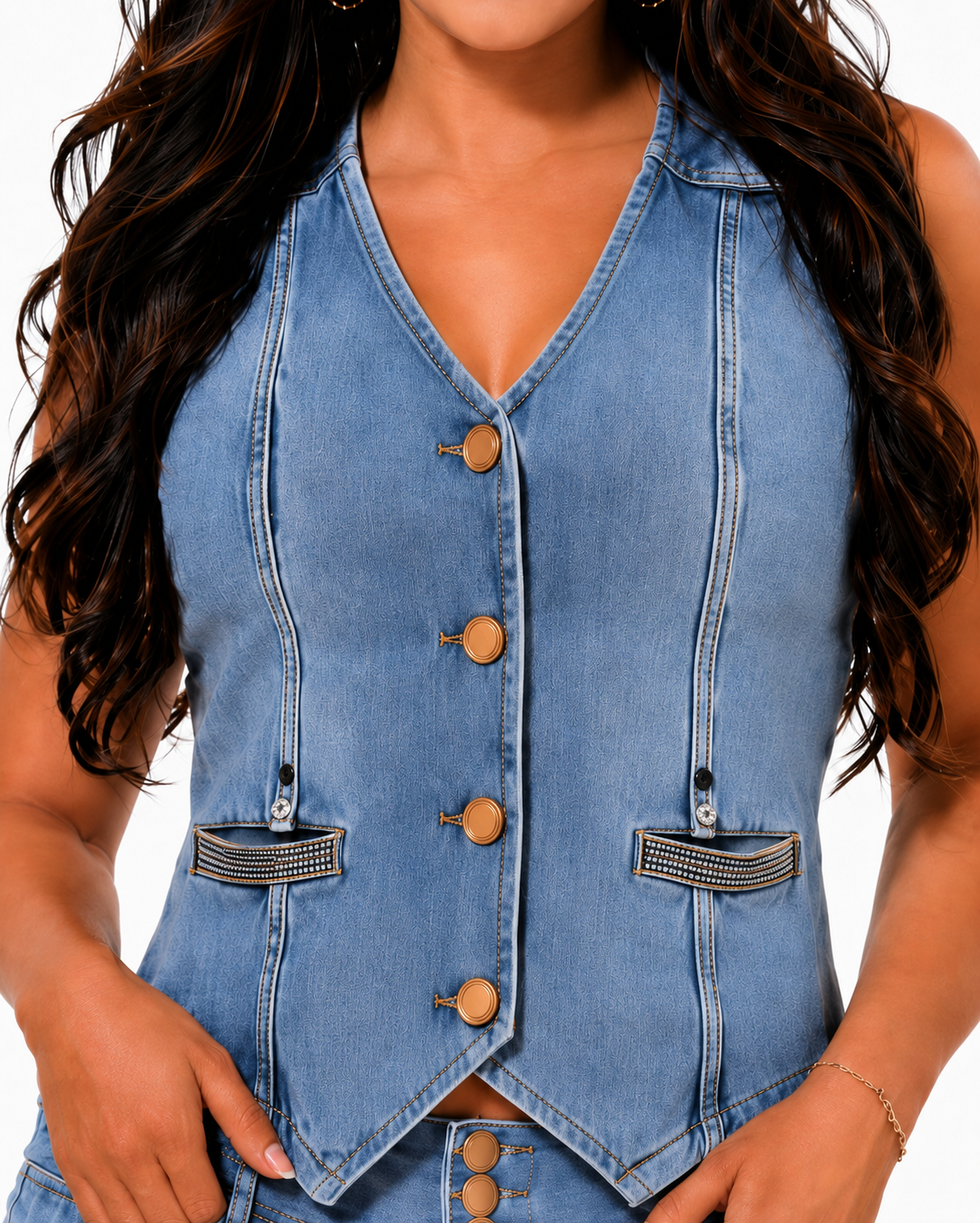 Denim Lifting Set – High Quality and Full Elasticity - S1006