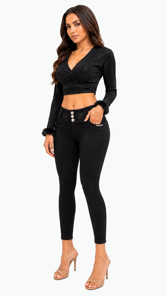 High-Waisted Push-Up - MARY BLACK