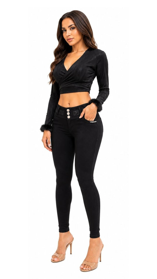 High-Waisted Push-Up - MARY BLACK