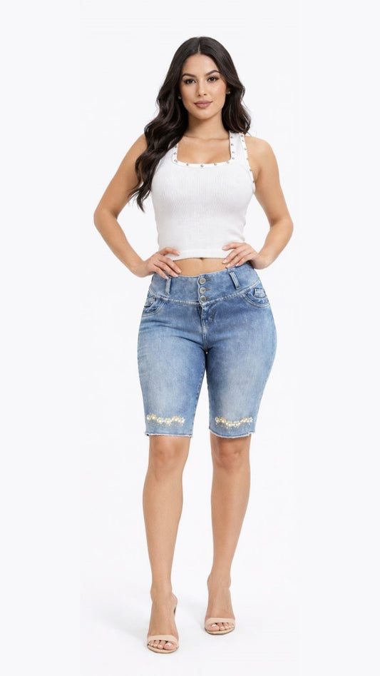 Stretch Denim Lift Set - EMILIA LIGH BLUE