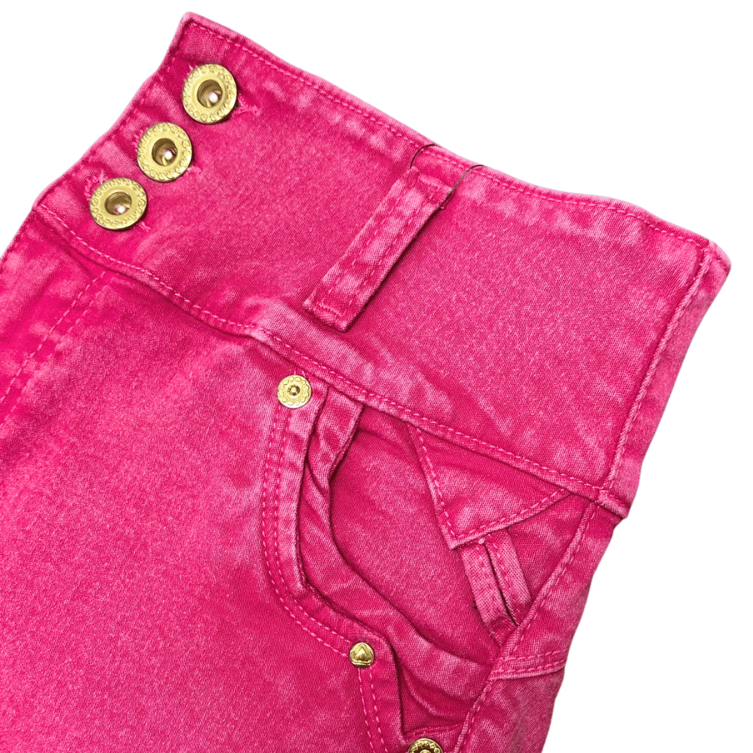 BUTT LIFTING JEANS MARBLE PINK TK193