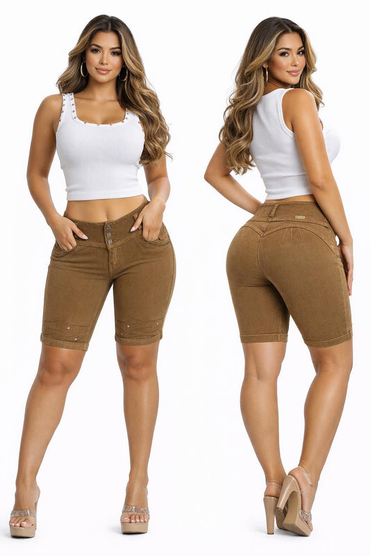 High-Waisted Push-Up Capri MARY