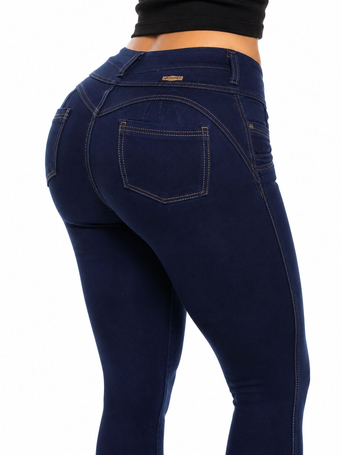 High-Waisted Push-Up - GRACE DARK BLUE
