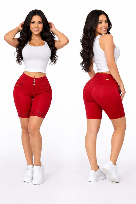 High-Waist Push-Up Capri – Super Stretch LINDA